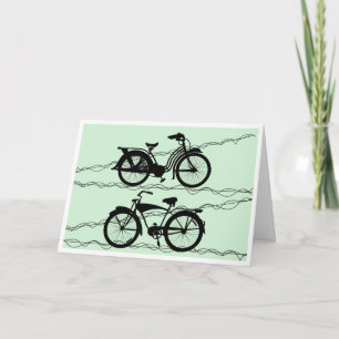 Carte Bicyclette Noir 1