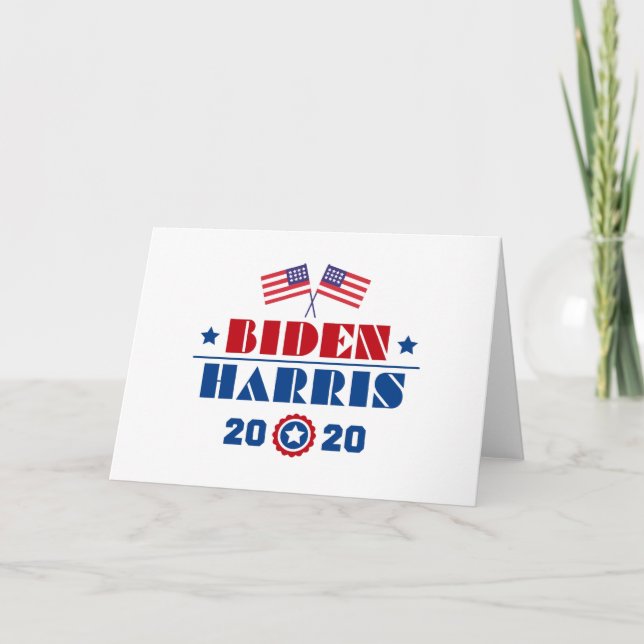 Carte Biden Harris 2020 (Devant)