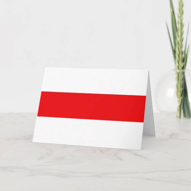 Carte Biélorussie : le symbole rouge white revolution f (Devant)