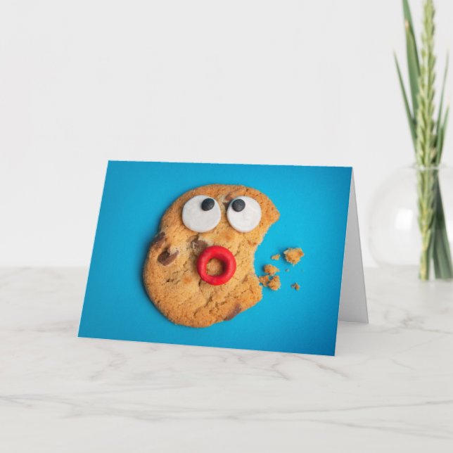 Carte Bien Bientôt Blessures Funny Broken Cookie Humour (Devant)
