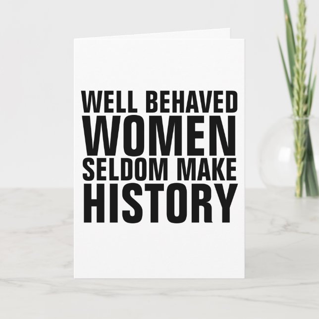 CARTE BIEN COMBATTUE FEMMES SELDOM FAIRE HISTOIRE ANNIVE (Devant)