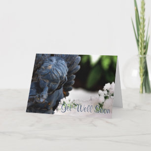 Carte Bien prier Guardian Angel avec Bird
