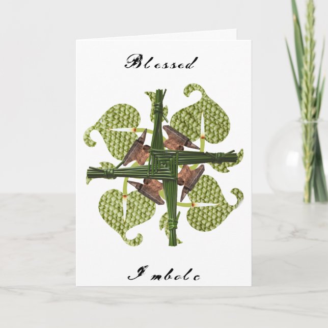 Carte Bienheureux Imbolc (Devant)