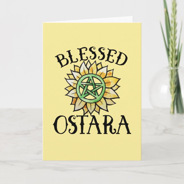 Carte Bienheureux Ostara (Devant)