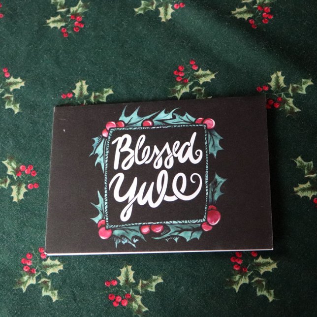 Carte Bienheureux Yule (Créateur téléchargé)