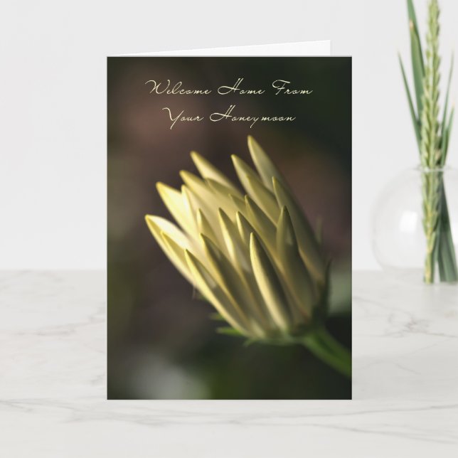 Carte Bienvenue à la maison de votre lune de miel - Flow (Devant)