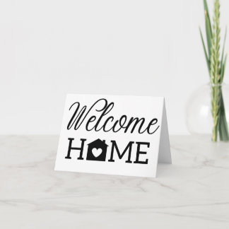 Carte Bienvenue à la maison ! Immobilier | Construction