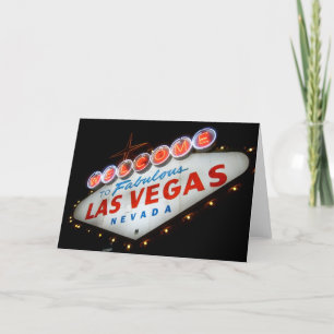 Carte Bienvenue à Las Vegas Greeting Card