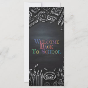 Carte Bienvenue à l'école - Nouvelle année scolaire