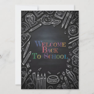 Carte Bienvenue à l'école – Nouvelle année scolaire