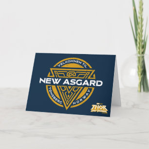 Carte Bienvenue À New Asgard Souvenir Graphic
