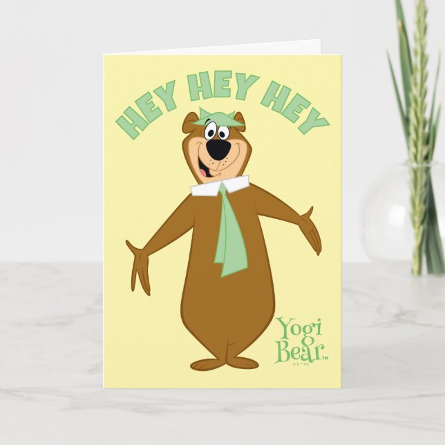 Carte Bienvenue à Yogi Bear (Devant)