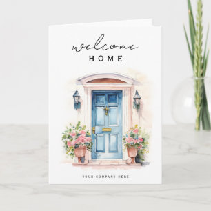 Carte Bienvenue Accueil Porte d'entrée Immobilier Nouvea