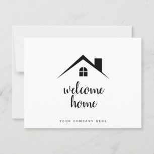 Carte Bienvenue dans le domaine immobilier