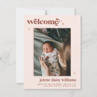 Bienvenue dans le Monde | | Naissance Rétro Boho