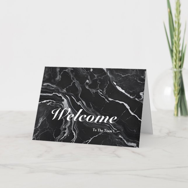 Carte Bienvenue Dans L'Équipe (Devant)