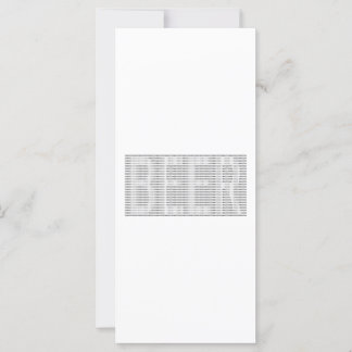Carte Bière en Binary - ASCII