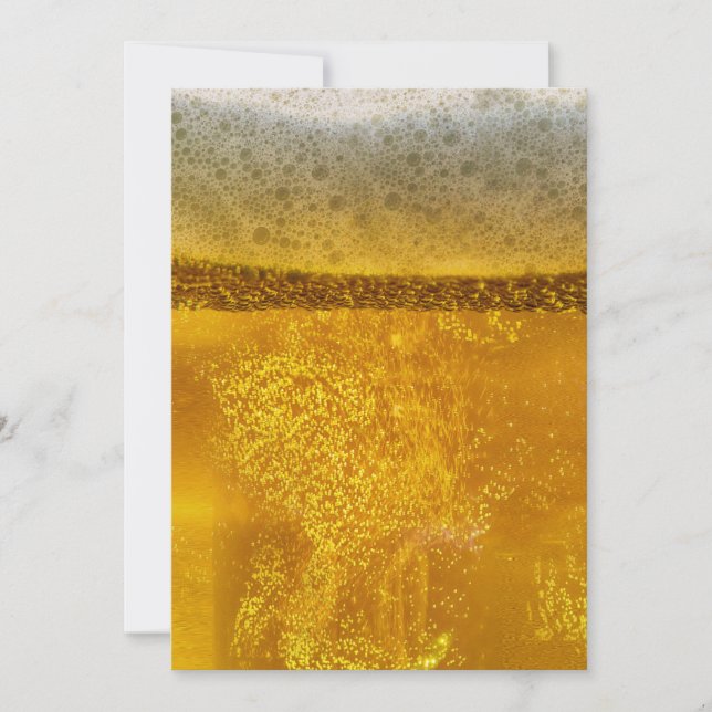 Carte Bière Galaxy une mousse céleste d'étanchement (Devant)