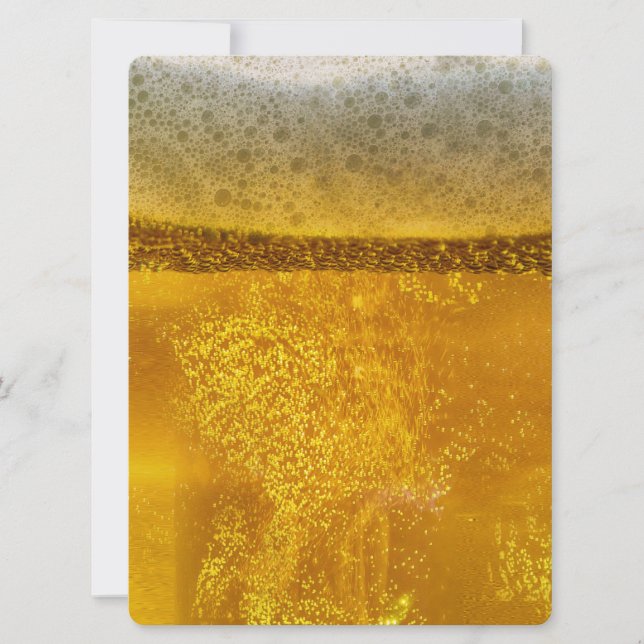 Carte Bière Galaxy une mousse céleste d'étanchement (Devant)