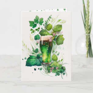 Carte Bière verte de la Saint Patrick à Ivy