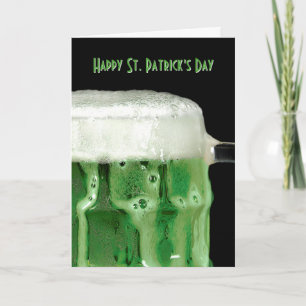 Carte Bière verte irlandaise