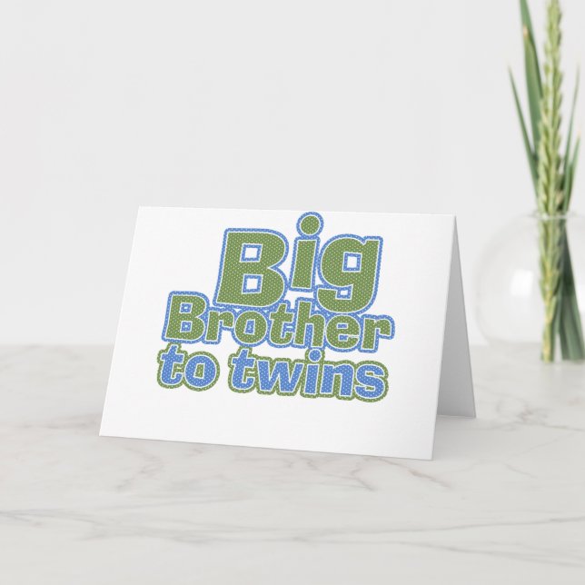 Carte Big Bro - Twins (Devant)