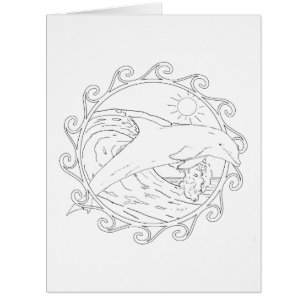 Carte Big Coloration Dolphin Maori Sun Adulte