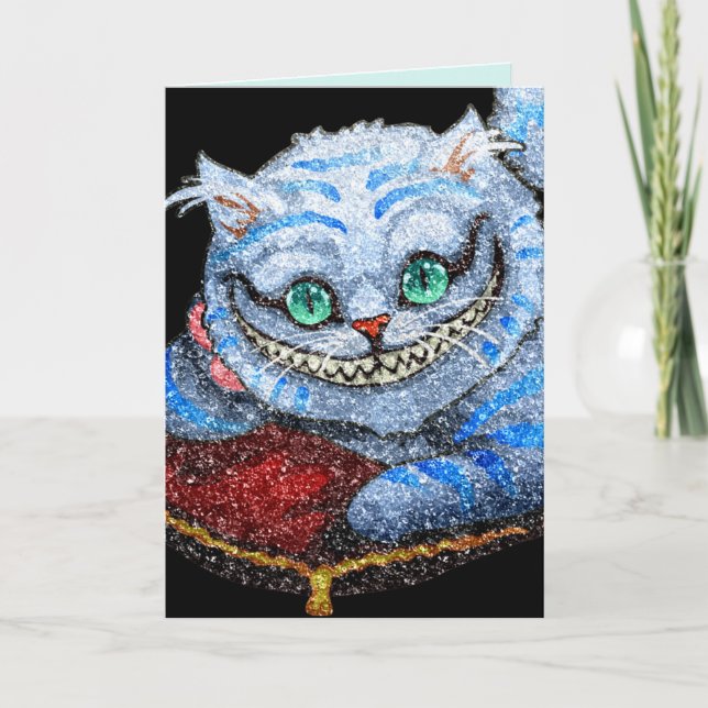 CARTE BIG SMILE SMILING CAT BIRTHDAY GREETING CARD (Devant)