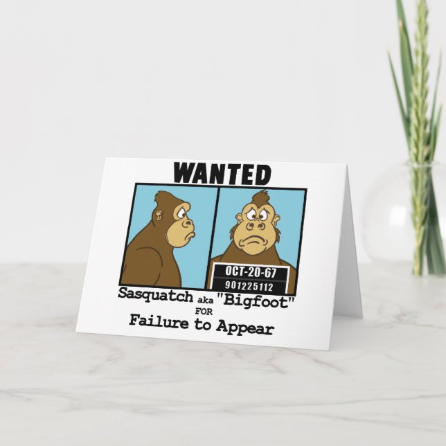 Carte Bigfoot (Devant)