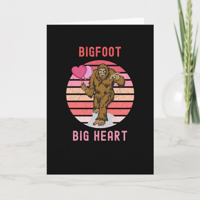 Carte Bigfoot Gros Cœur (Devant)