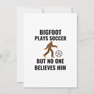 CARTE BIGFOOT JOUE AU FOCCER