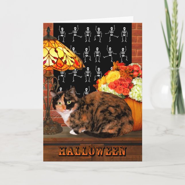 Carte "Bijou à Halloween" salutation (Devant)
