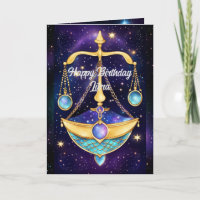 Bijou Personnalisé Galaxie Zodiaque Balance