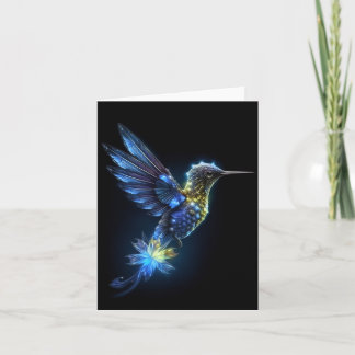 Carte Bijoux Colibri - Sapphire bleu
