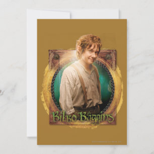 Carte BILBO BAGGINS™ Caractère avec nom