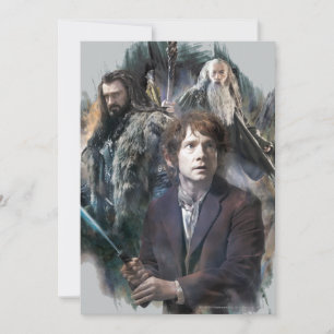 Carte BILBO BAGGINS™, THORIN OAKENSHIELD™ & Gandalf