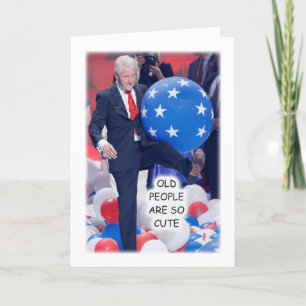 Carte Bill avec l'anniversaire de ballon
