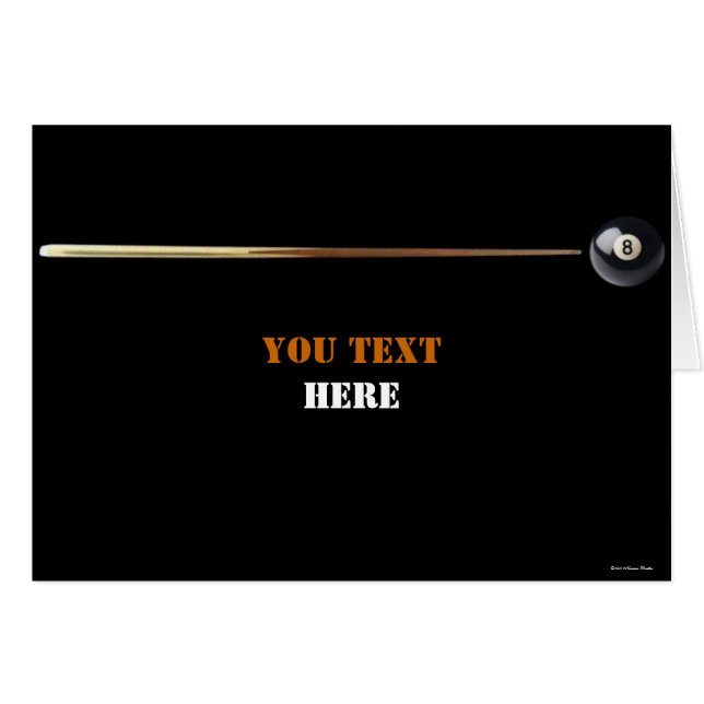 Carte billard (Devant horizontal)