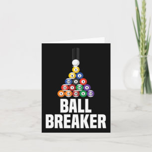Carte Billard Pool Ball Breaker Funny