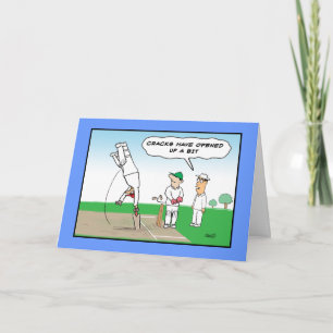 Carte Billet de cricket - Anniversaire drôle