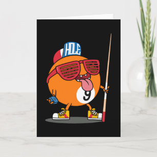 Carte billiard cool neuf balle