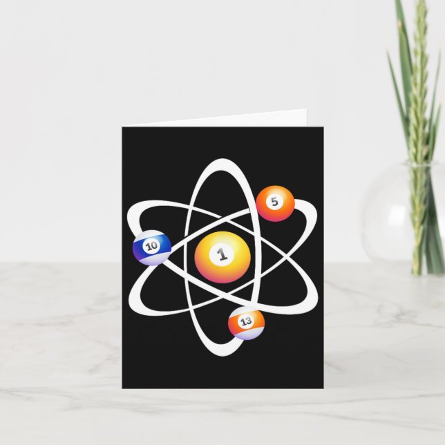 Carte Billiard Pool Table Jeux Sticks Snooker Pool Bill (Devant)