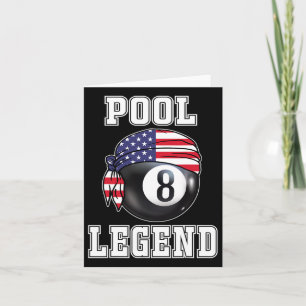 Carte Billiard Team 8 Ll Jeu Joueur De Piscine Cadeaux P
