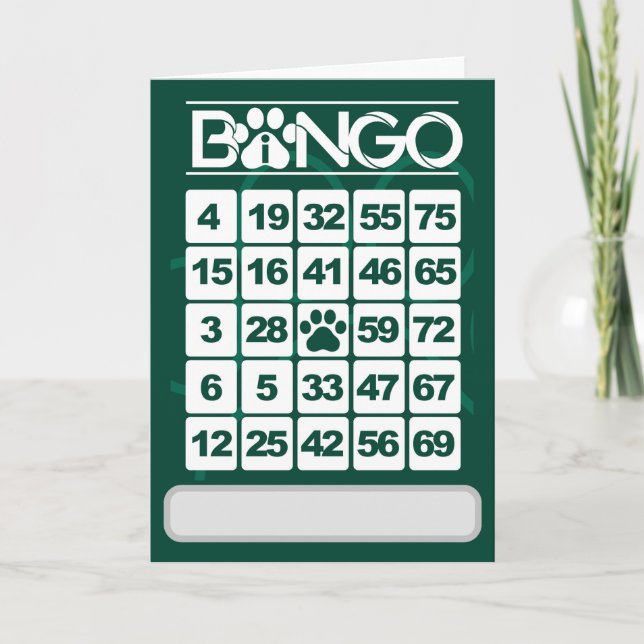 carte bingo (Devant)