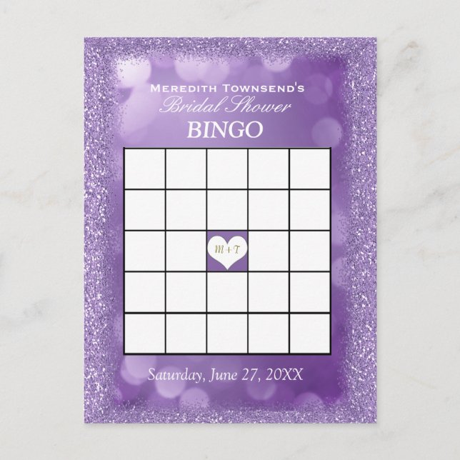 Carte Bingo | Lavande (Devant)