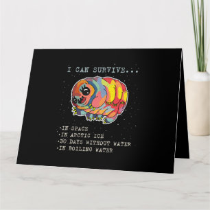 Carte Biologiste Tardigrade Biologie Microbiologiste Hig