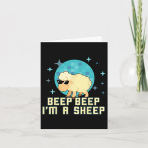 Carte Bip Bip Je Suis Un Mouton Drôle Ferme Animal Nouve