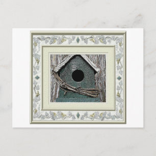 Carte Bird House Post. Nouvelle Maison, Nous avons