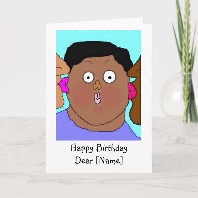 Carte Birthday Kiss (Devant)