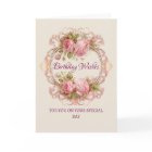 Carte BIRTHDAY WISHES